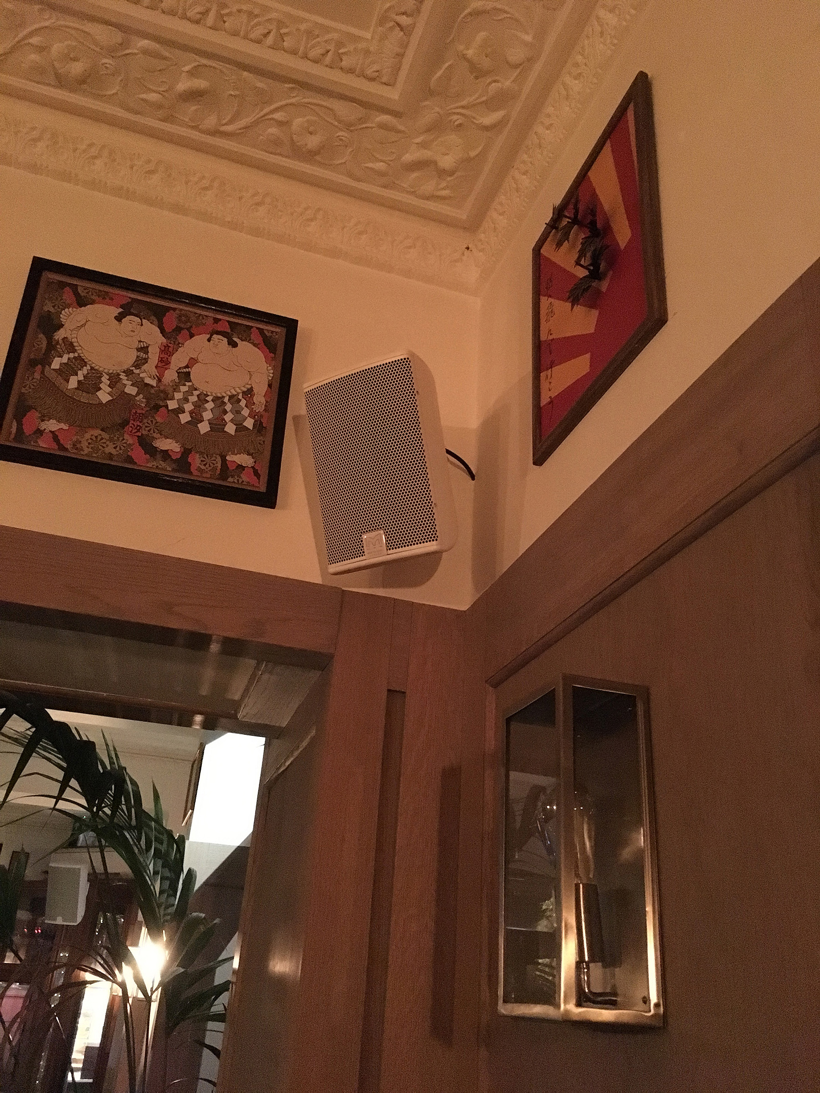 The UKAI sushi house has recently undergone a complete makeover with a new Martin Audio CDD sound system