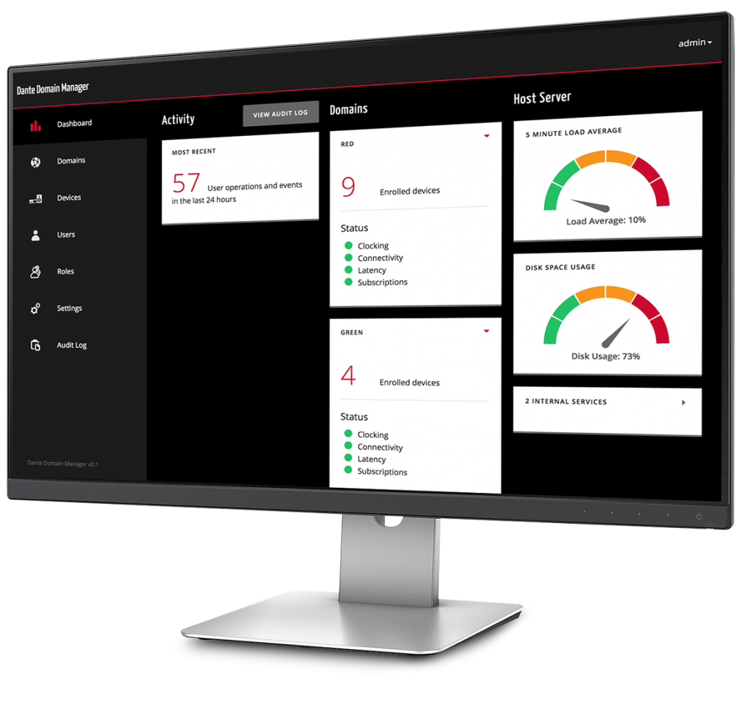 Audinate’s Dante Domain Manager will be available in the second half of 2017