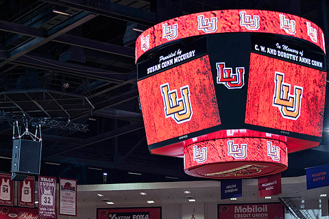 The Montagne Centre hosts all of the Lamar Cardinals’ home basketball games
