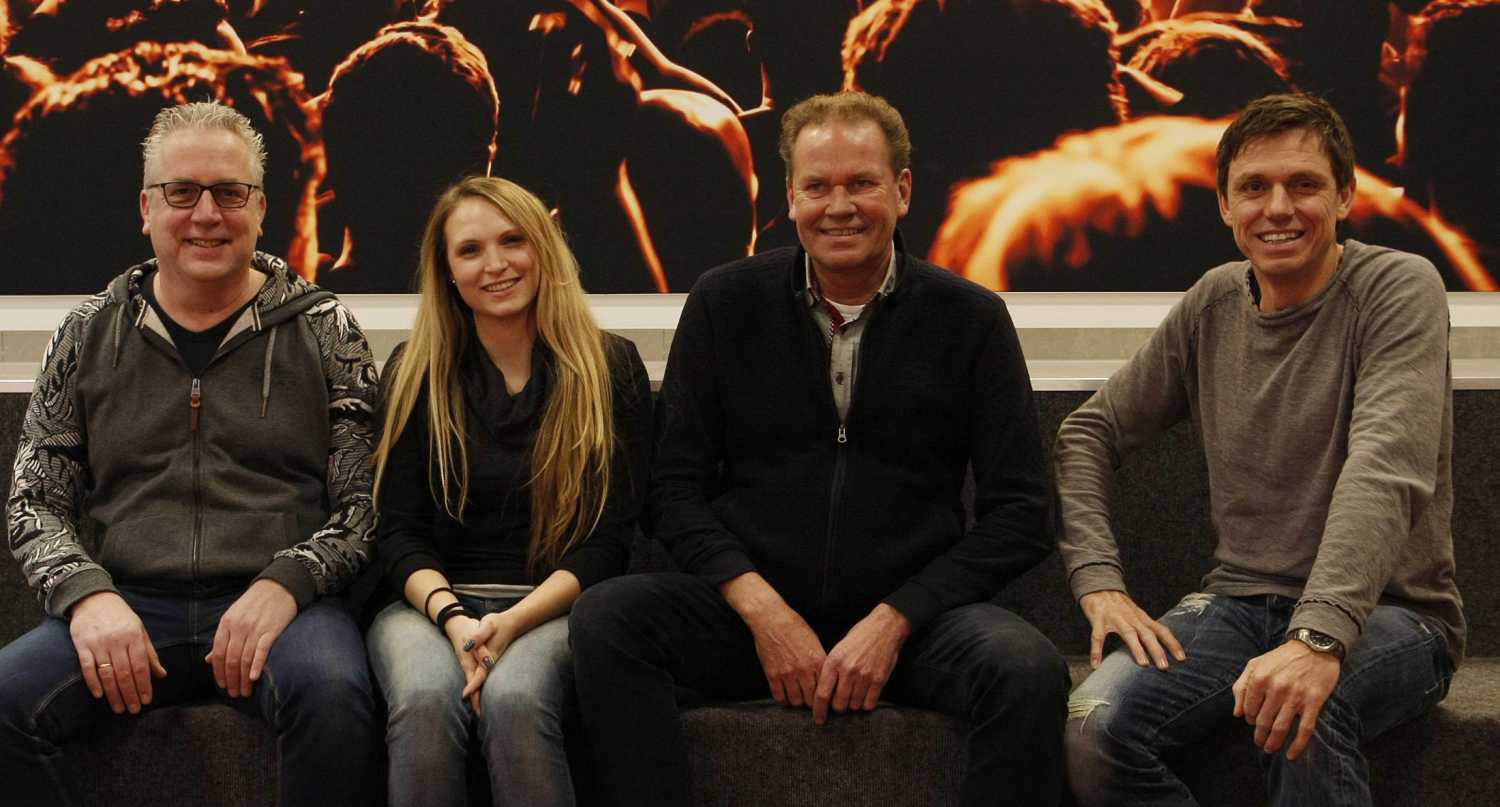 L-R: Eric Laanstra, Verena Ulm, Henry Schuil and Christof Huss