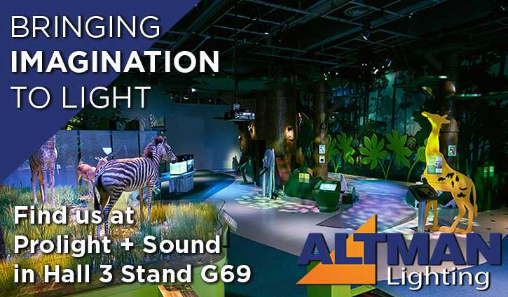 Altman Lighting will be showcasing its line of innovative theatrical and architectural lighting solutions