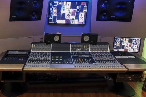 The 24-channel British analogue console completes the studio’s upgrade