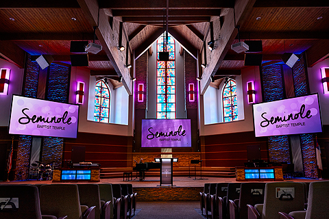 Seminole Baptist was looking to update the worship centre space to make it more welcoming to all generations