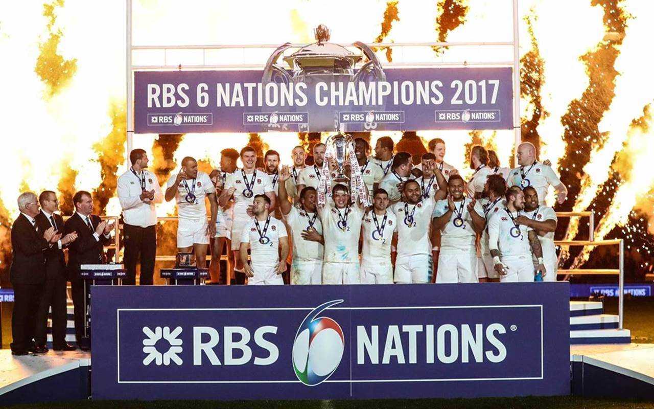11th Hour supplied lighting for the trophy presentation to the tournament winners, England, after the final game in Dublin