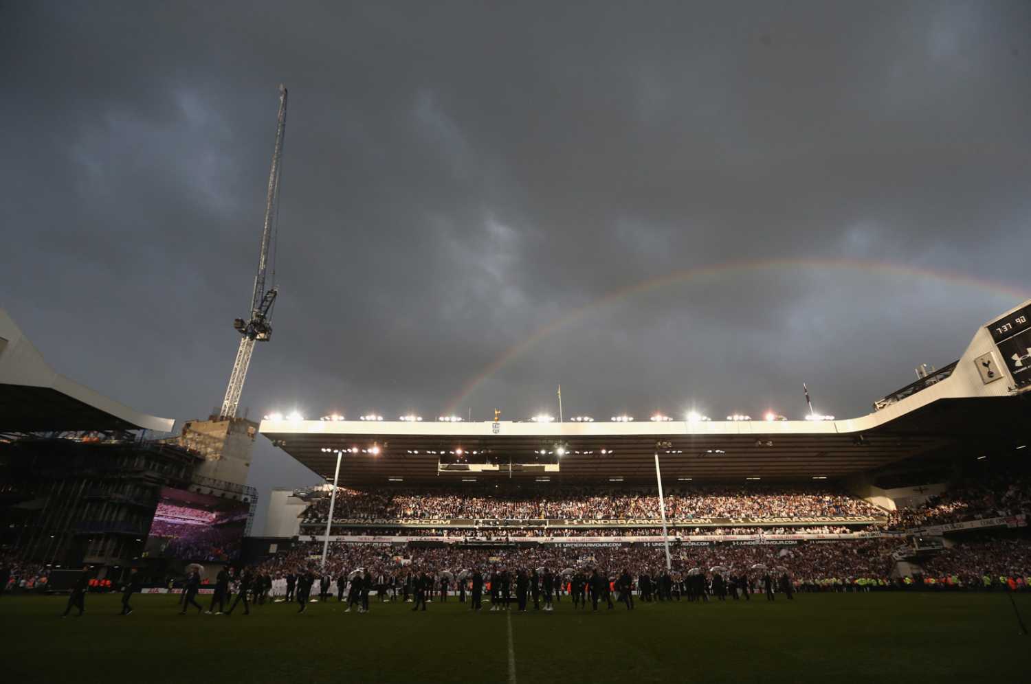 The old White Hart Lane will now be demolished
