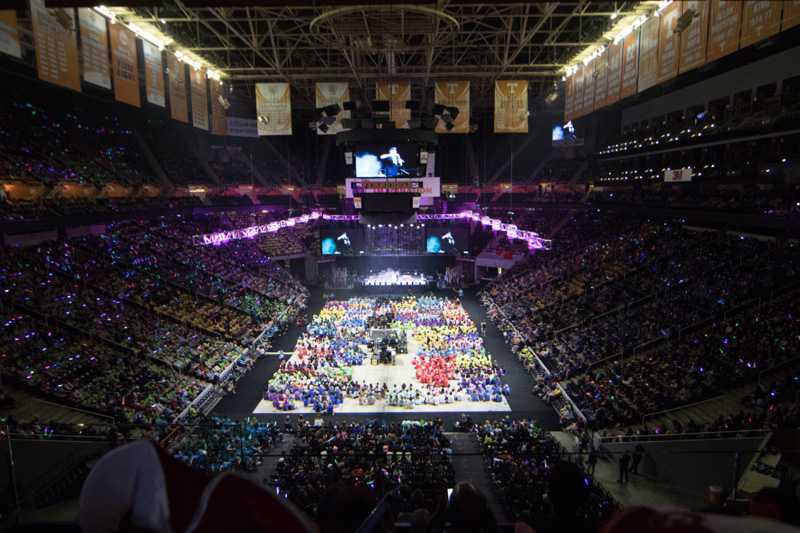 More than 17,000 attendees including 8,000 students from 21 countries gathered to compete