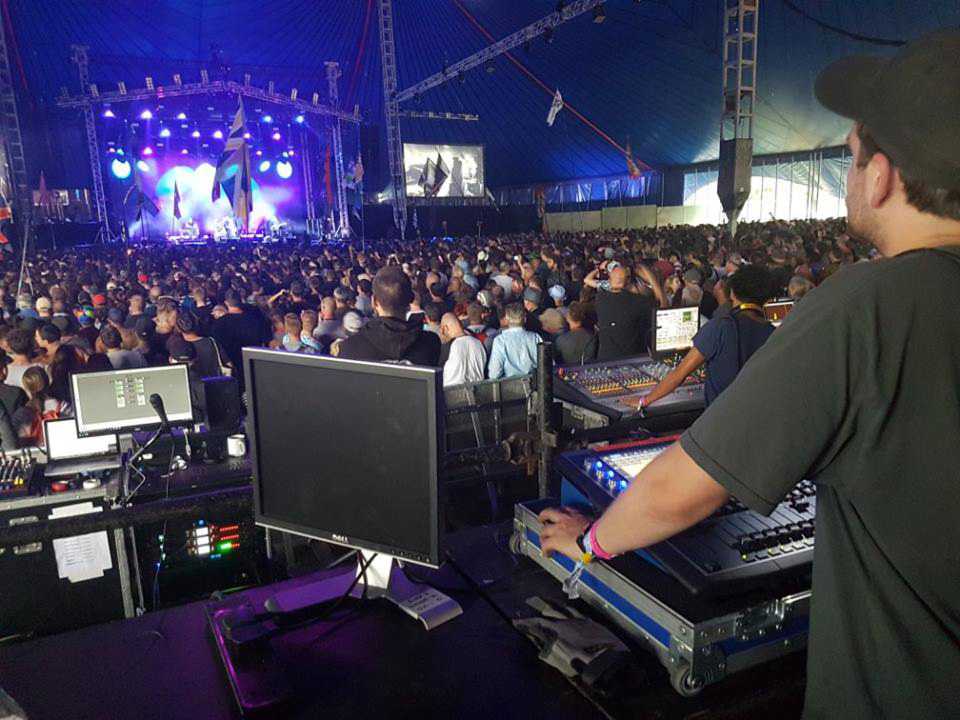 ChamSys consoles were impossible to miss at the 2017 Glastonbury Festival