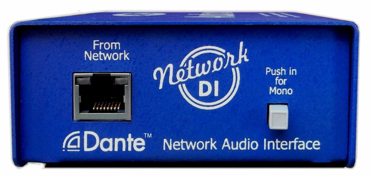 The Network DI digital-to-analogue breakout box utilises the popular Dante network protocol