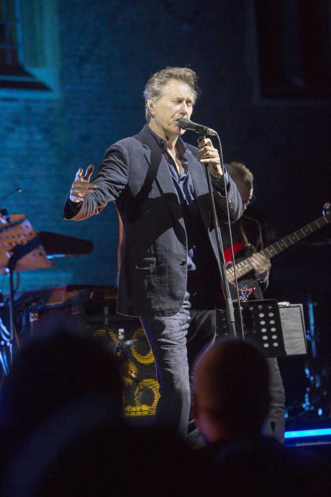 Bryan Ferry uses Audio-Technica AE6100 hypercardioid dynamic microphone on tour