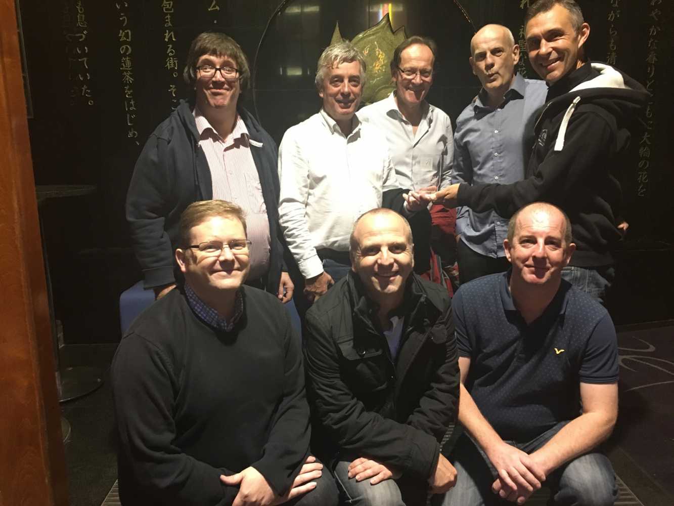The Rea Sound team, with Martin Audio’s EMEA sales manager, Bradley Watson