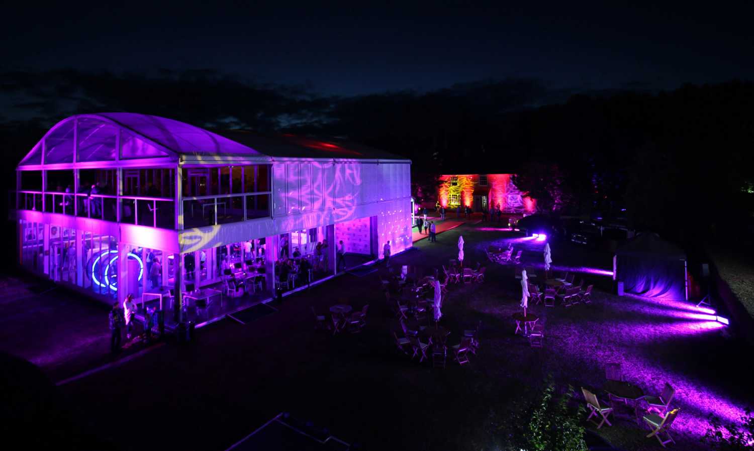 AC-ET supplied the complete indoor and outdoor effects lighting systems