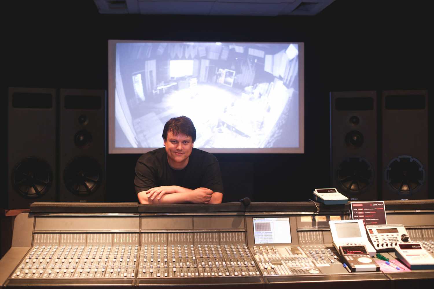 Rafael Hauck in his new studio, Audio Porto