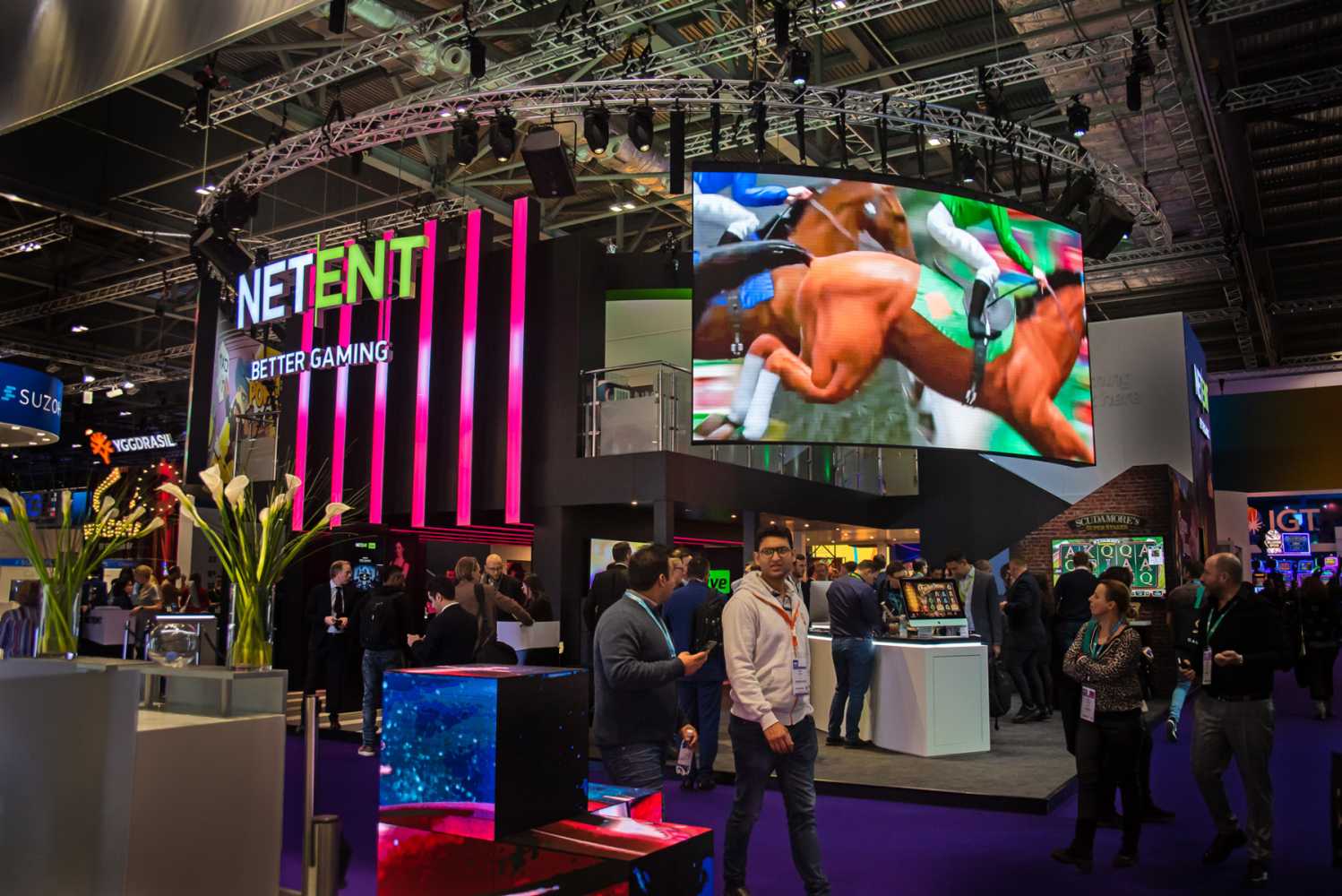 NetEnt at the ICE London show