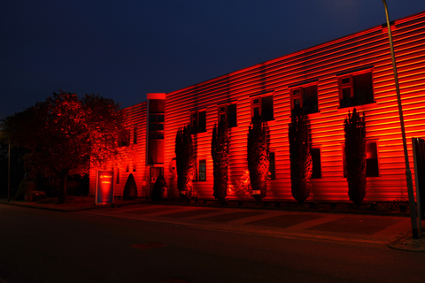More than 250 buildings across the Netherlands lit their buildings red on Tuesday night