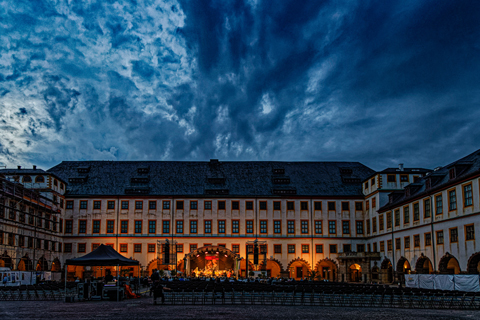 The concerts were staged in the courtyard of the baroque Friedenstein Castle