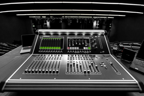 A DiGiCo S21 compact console was installed at front of house