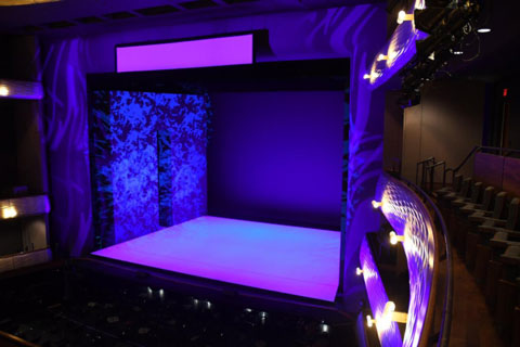 The Margaret McDermott Performance Hall, which is now lit by VL2600 Profile, VL800 Eventwash and Strand Leko LED Profile luminaires