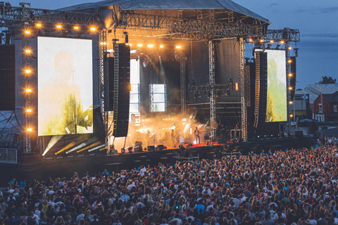The two Wrexham shows were followed by a bill topping concert at Berlin’s Waldbuhne (photo: Colin Henrys)
