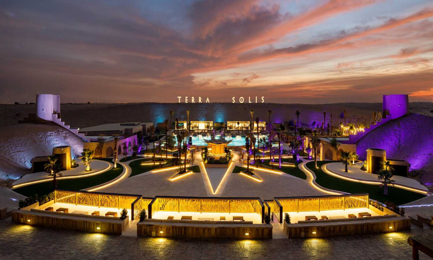 Terra Solis is a new multi-purpose venue located just 40 minutes outside Dubai