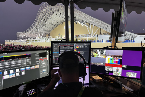 Europalco took on the key role of providing image and sound distribution