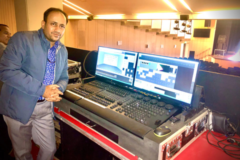 Lighting designer Milind Shrivastava