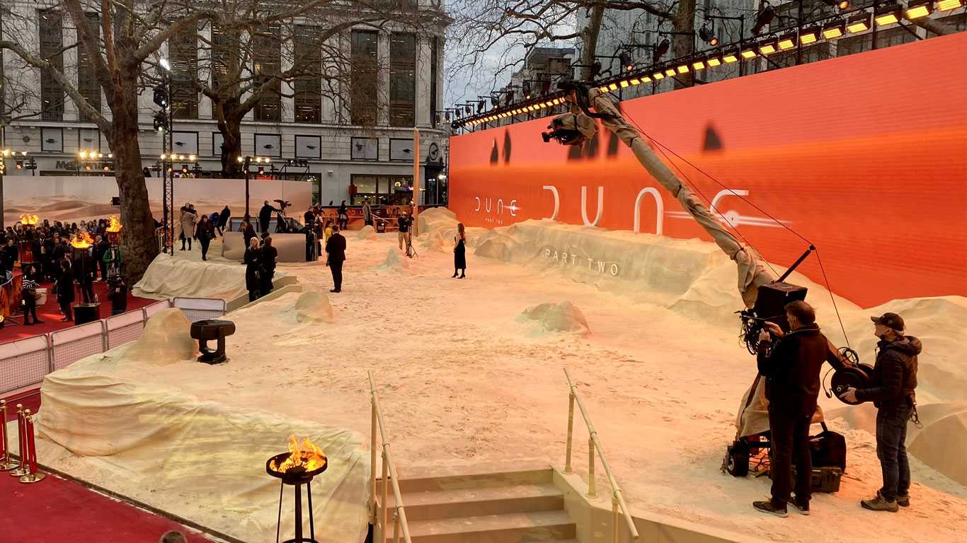 Shifting sands in Leicester Square