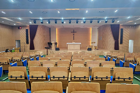 The facility’s 400-seat auditorium hosts lectures, film screenings and live performances