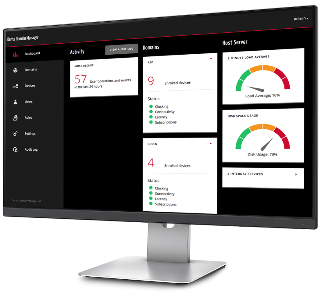 Audinate’s Dante Domain Manager will be available in the second half of 2017