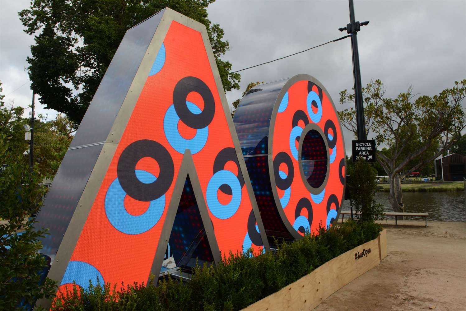 LED logo for the Australian Open