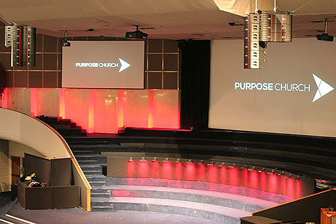 A new EAW Adaptive system provides Purpose Church members with a more complete worship experience