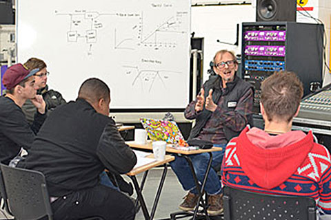 One of the Britannia Row Productions Training's Live Sound Fundamentals courses in progress.