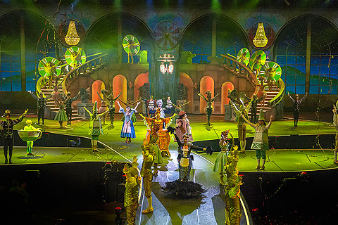 The musical Beauty & the Beast musical by Marmalade was staged in Hall 8 at Ghent Expo (photo: Luk Monsaert)