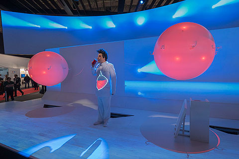 Painting with Light was commissioned by Panasonic to produce a high-impact multimedia live show for their stand