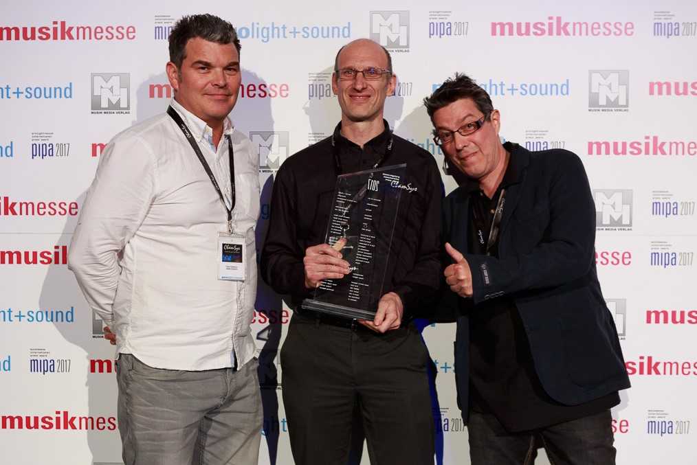 Based on voting by over 100 journalists, the award was presented at the Prolight + Sound