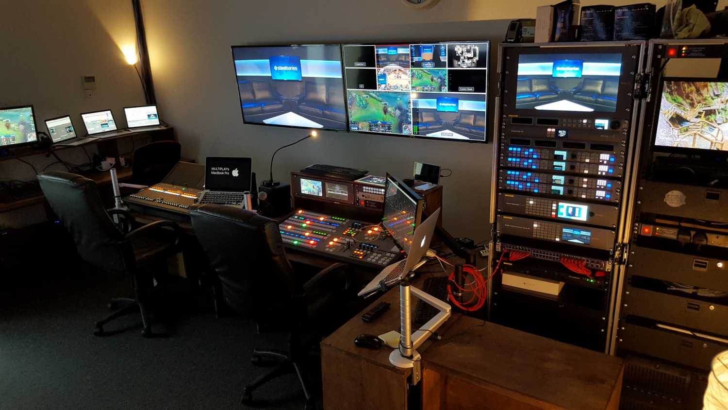 The studio has been used to broadcast a wide range of programmes to thousands of gamers and fans