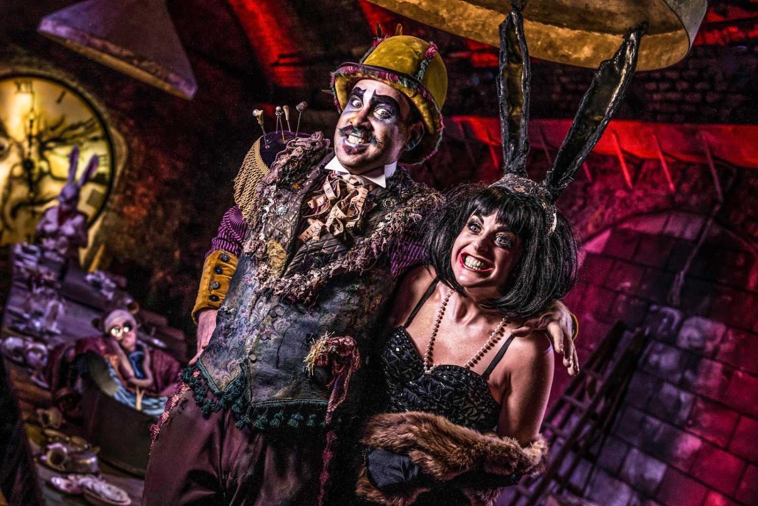 Audience members can meet some of Wonderland’s most famous and curious inhabitants (photo: Rah Petherbridge Photography)