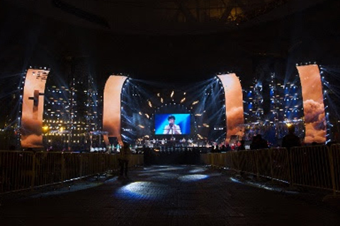 The Sing China Finalwas held in the Birds Nest Stadium