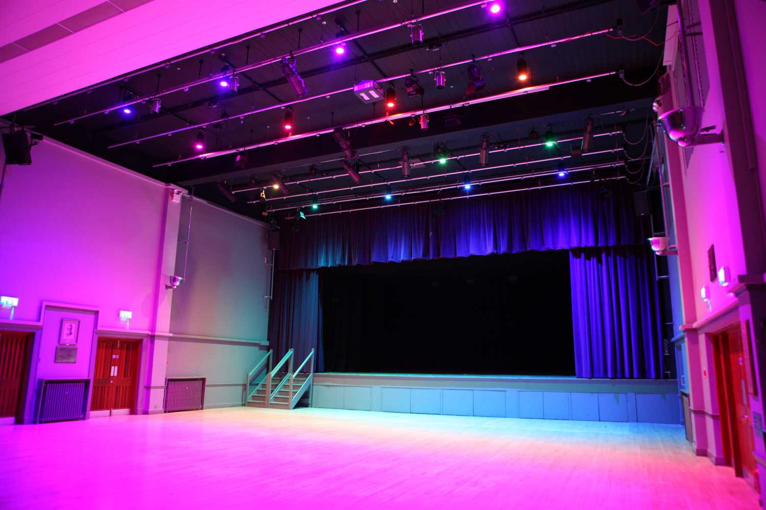 The multipurpose venue in Hampshire can now create a truly immersive colour experience