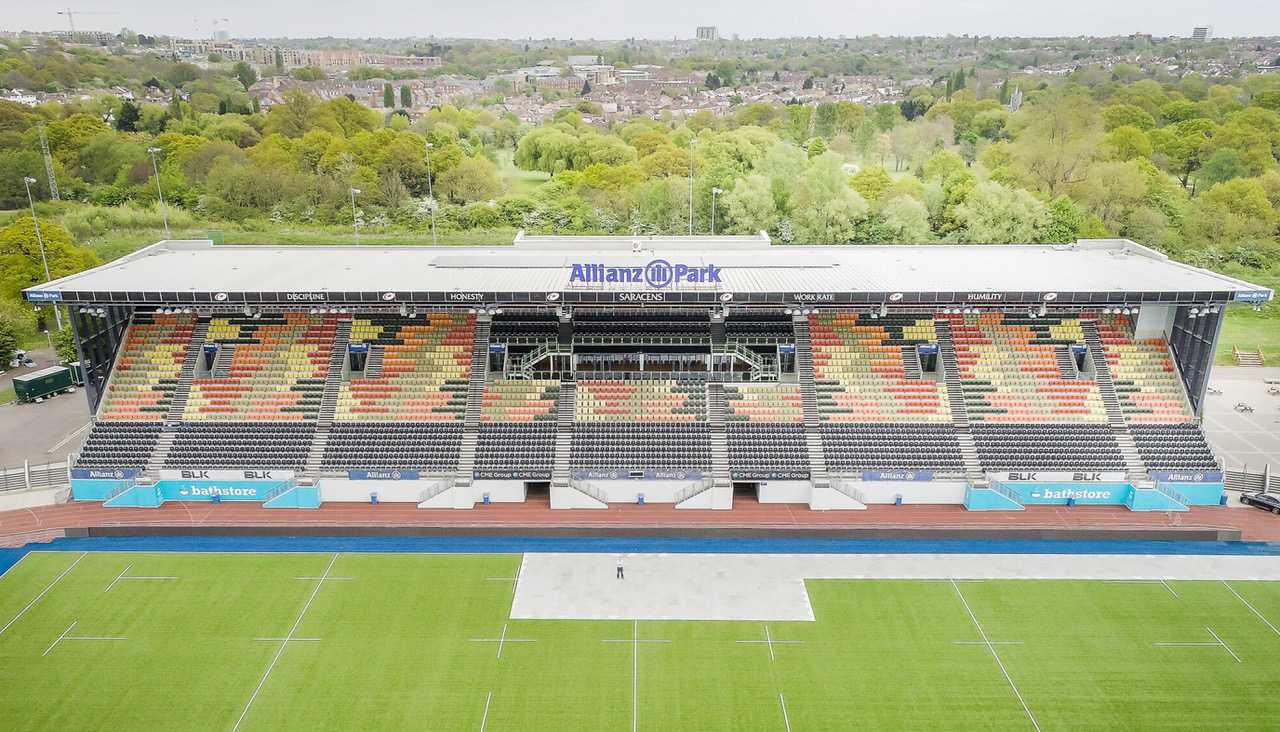 Allianz Park - home to European Rugby Champions Saracens