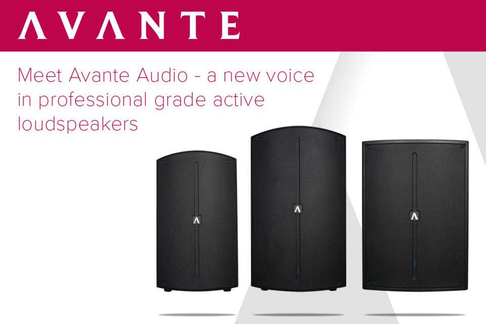 Avante Audio launches with the Achromic Series, a complete range of active loudspeaker cabinets