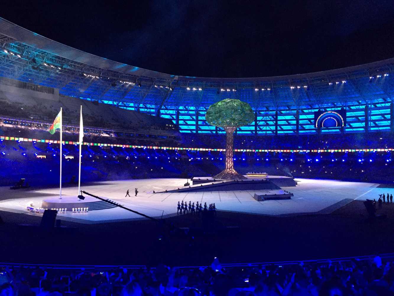 The fourth Islamic Solidarity Games, a multi-national, multi-sport event staged, were staged in Baku, Azerbaijan