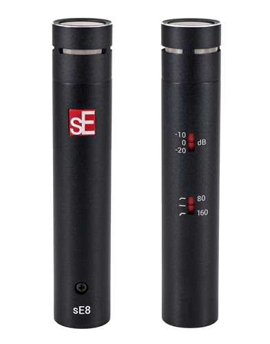 The sE8 is available as a matched stereo pair