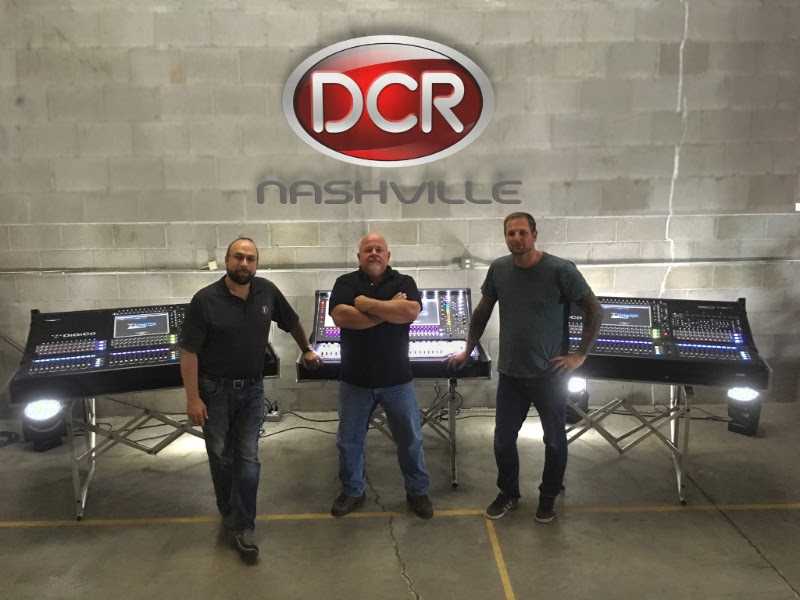 DCR Nashville account manager Shane Hamill, president/owner Howard Jones and general manager John Schirmer