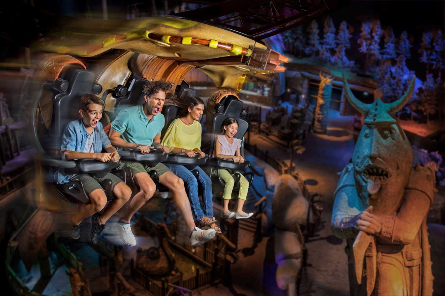7thSense Media Servers drive a total of 16 rides and attractions across two parks