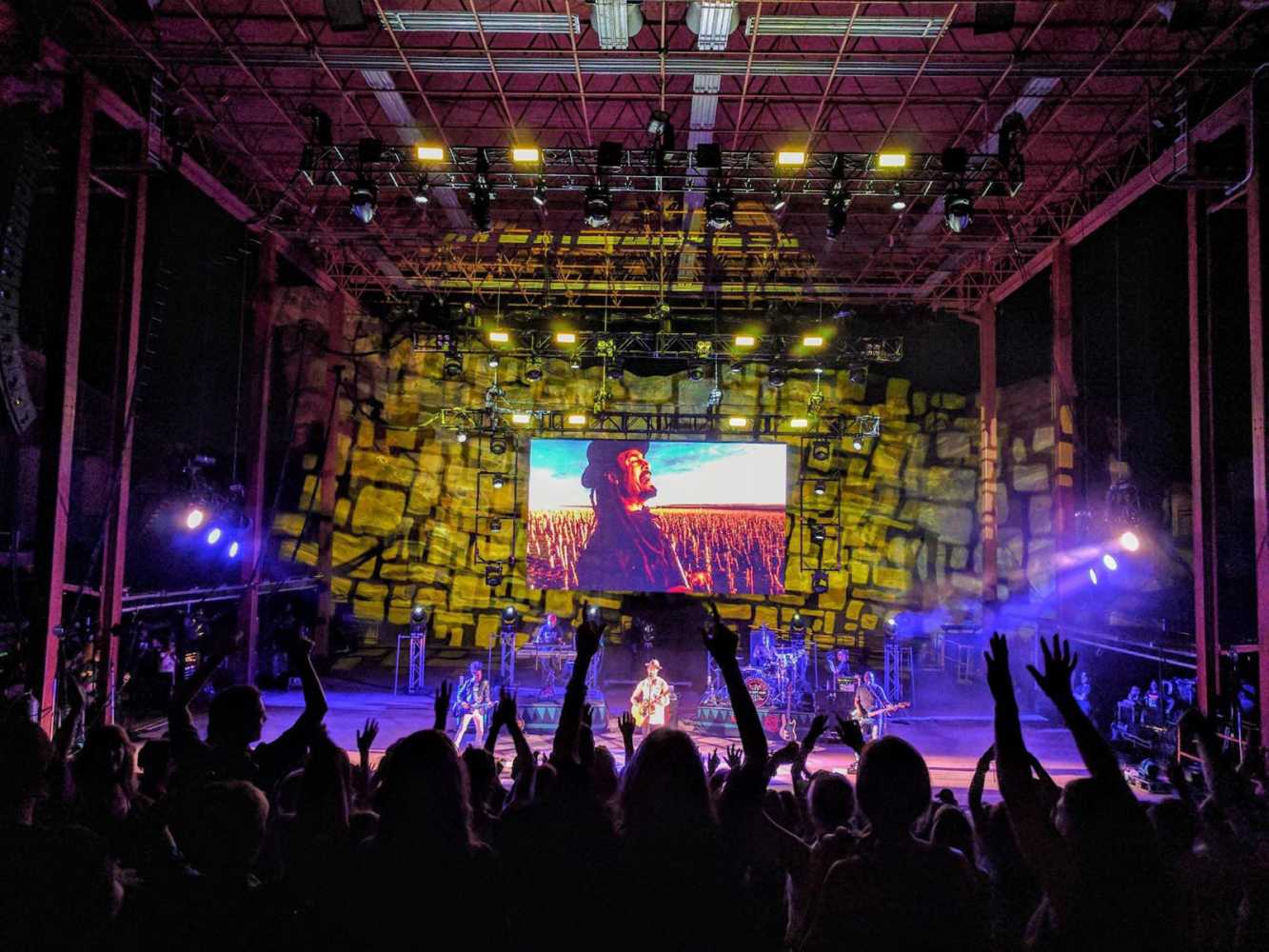 Franti’s show took the audience through a weaving musical journey