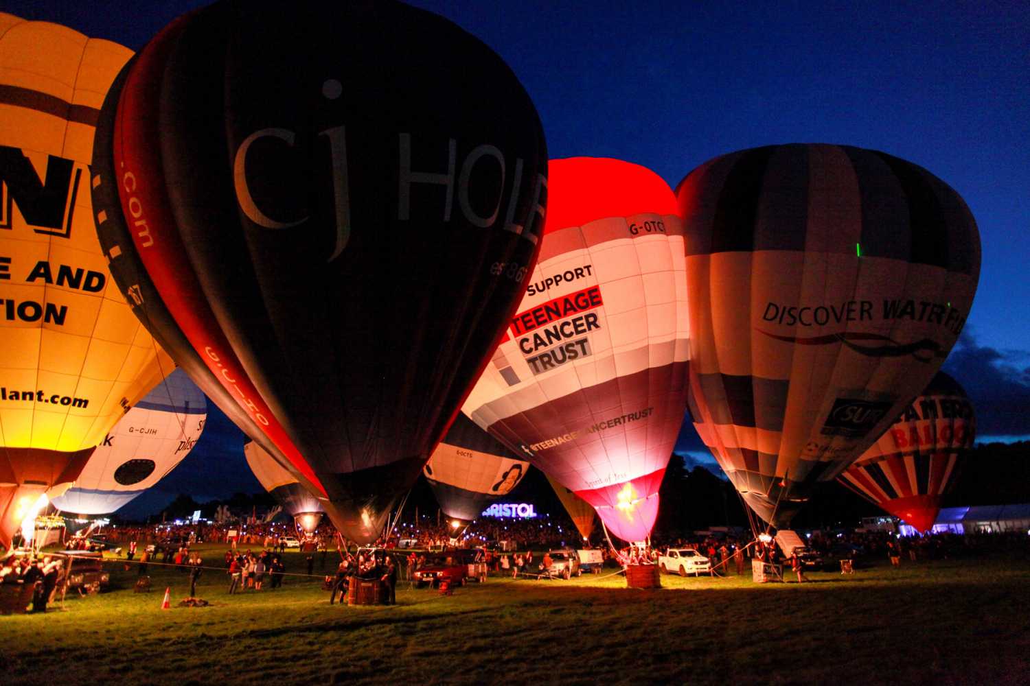 The Bristol International Balloon Fiesta - the biggest event of its kind in Europe.