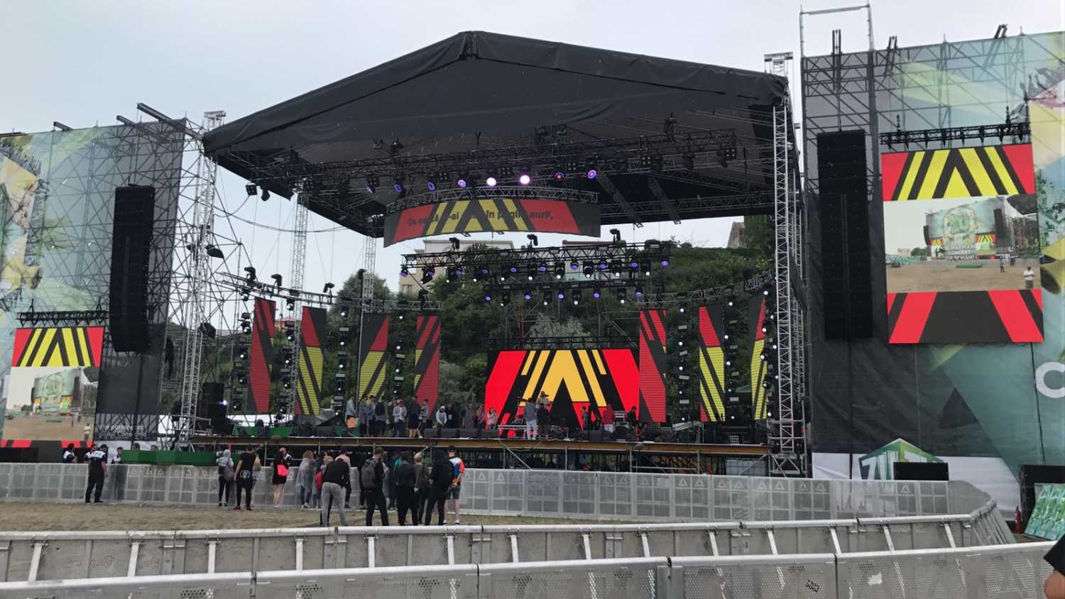 Prolyte supplied much equipment for the Forza Zu festival (photo: Arena Events)