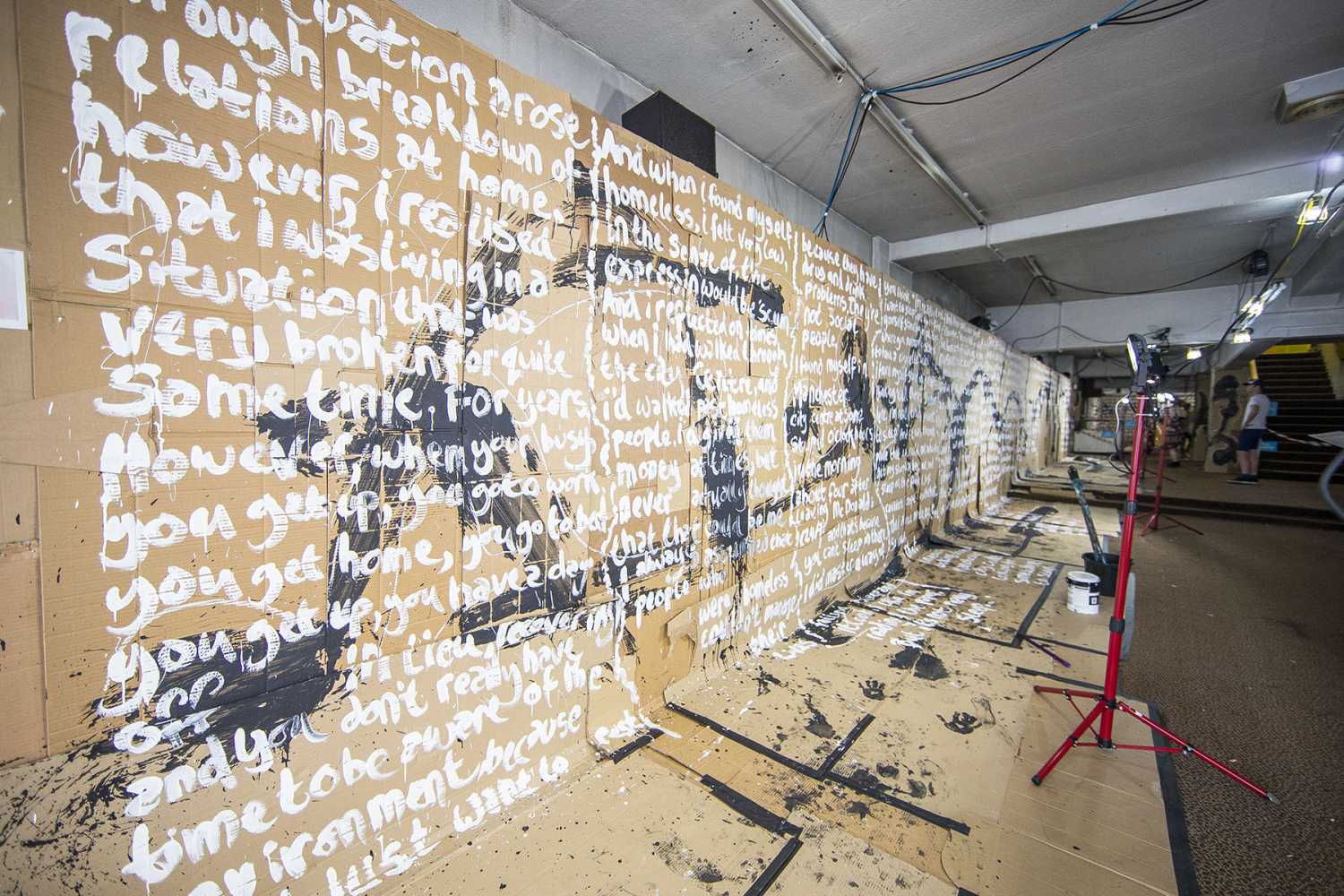 Manchester Street Poem was created by Karl Hyde and Rick Smith from Underworld (photo: Louise Stickland)