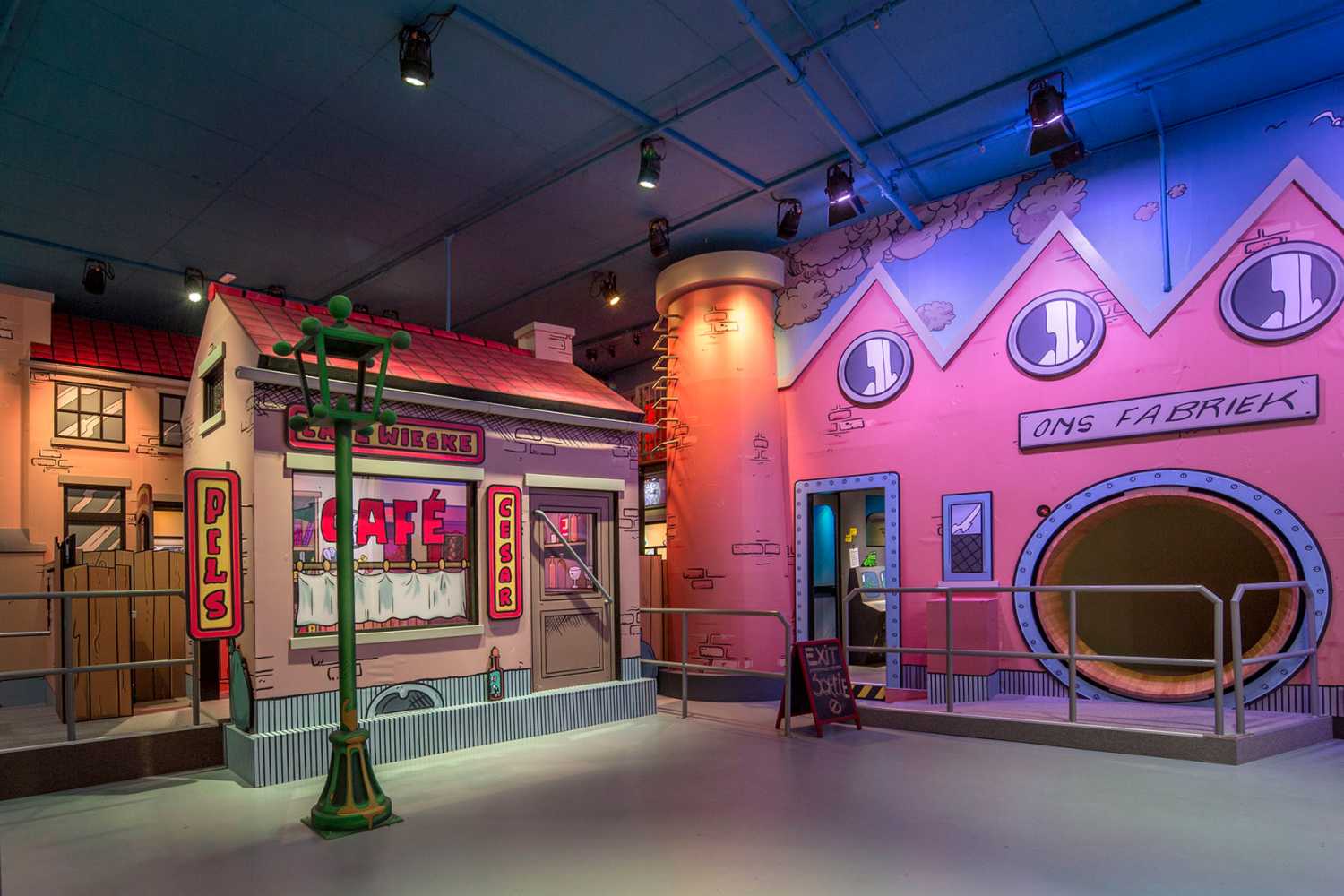 Comics Station Antwerp indoor theme park is a colourful celebration of creativity