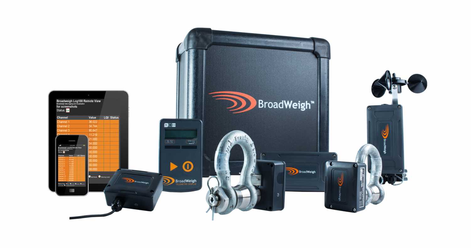 BroadWeigh's wireless load cell technology will be shown